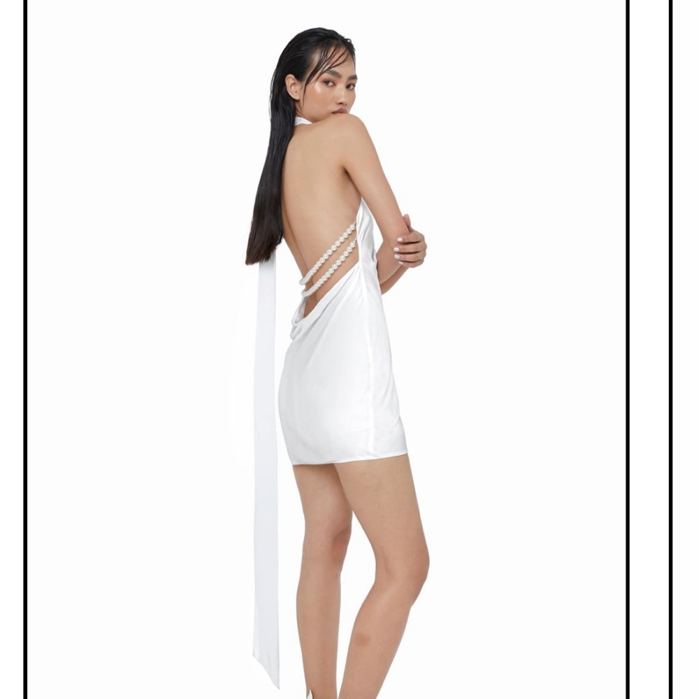 Khanums Kushi mini dress - Ivory - size small